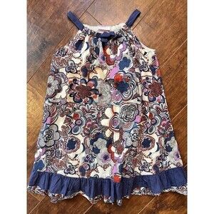 Liberty Of London For Target Toddlers Floral Print Sleeveless Dress Sz 4T